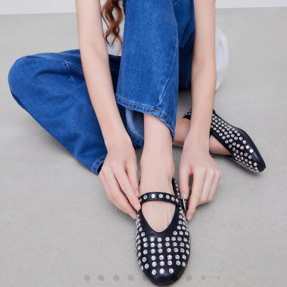 Crystal embellished ballet flats - Picture 5 of 10